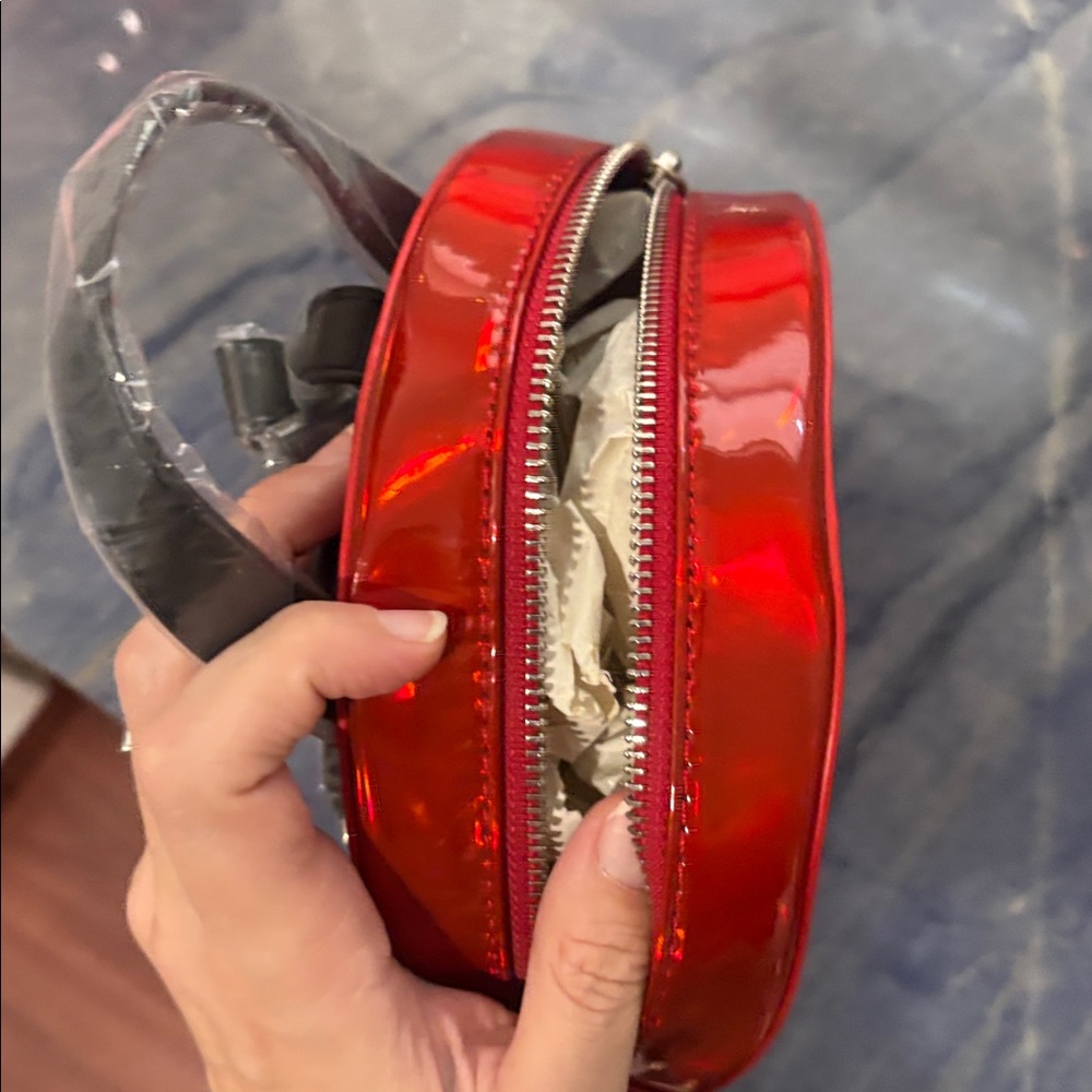 Dolls Kill Red Backpack with Face Design - Picture 8 of 10
